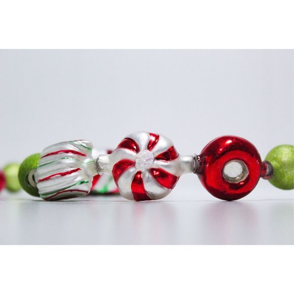 Christopher Radko “Penny Candy” Glass Garland 1997 Retired 3’ - Picture 6 of 7
